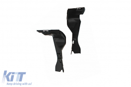 Paraurti anteriore Diffusore Doppio Presa Punte per MERCEDES C C205 A205 14-19 C63 Look-image-6077972