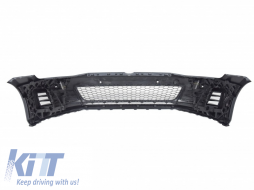 Paraurti Anteriore Griglia Centrale per VW Golf 7 VII 5G 13-17 Inserzioni Gialle-image-6048263