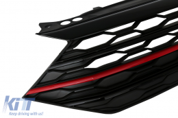 Paraurti anteriore Griglia Labbro Spoiler estensione per VW Jetta Mk7 2019-2020 GLI Look-image-6087518