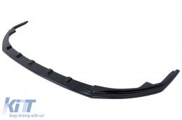 Paraurti anteriore Labbro Estensione Spoiler per Peugeot 308 Mk3 2021+ Nero Lucido-image-6101349