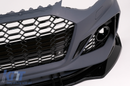 Paraurti anteriore per Audi A4 B9 8W Facelift 2020+ Quattro RS4 Look Griglia-image-6105950