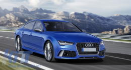 Paraurti anteriore per AUDI A7 4G Facelift 2015-2018 Griglia RS7 Look-image-6041116