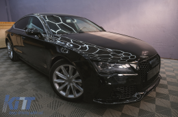 Paraurti anteriore per AUDI A7 4G Pre-Facelift 10-14 RS7 Design Con Griglia-image-6097720