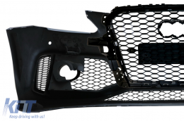 Paraurti anteriore per Audi Q5 8R SUV 2012-2016 Griglie Favo SRA PDC titolari-image-6072193