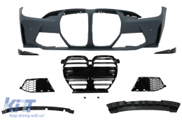 Paraurti anteriore per BMW 3 F30 F31 Non LCI LCI 2011-2018 Conversione in G80 M3 Look-image-6097408