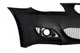 Paraurti anteriore per BMW 5 E60 2003-2010 M5 Look Griglia Doppio Banda Nero lucido-image-6019437