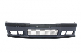 Paraurti Anteriore per BMW Serie 3 E36 92-98 M3 Look Cromato Fendinebbia-image-6017048