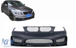 Paraurti anteriore per BMW Serie 3 E90 E91 Touring LCI 2008-2011 M4 CS Look-image-6065475