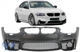 Paraurti anteriore per BMW Serie 3 E92 E93 LCI 10-14 Coupé Cabrio M-Technik Look-image-6093709