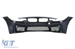 Paraurti Anteriore per BMW Serie 3 F30 F31 11-19 Griglie Minigonne M3 Look-image-6063591