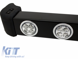 Paraurti anteriore per Land Rover Defender 1990-2016 con Lampade LED DRL-image-6004474