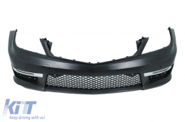 Paraurti anteriore per Mercedes Classe C W204 S204 C204 07-15 Facelift C63 Design-image-6016604