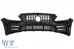 Paraurti anteriore per Mercedes Classe C W205 S205 A205 C205 2014-2020 GT R Look-image-6079184