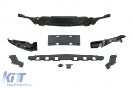 Paraurti anteriore per Mercedes Classe C W205 S205 A205 C205 2014-2020 GT R Look-image-6079186