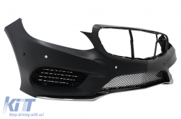 Paraurti anteriore per Mercedes Classe E W212 Facelift 13-16 griglie laterali PDC-image-6099183