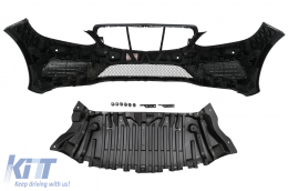 Paraurti anteriore per Mercedes Classe E W212 Facelift 13-16 griglie laterali PDC-image-6099186