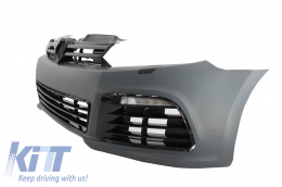 Paraurti Anteriore per VW Golf 6 Mk6 VI 2008-2013 Look LED Fendinebbia Griglie-image-6020879