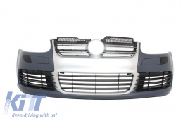 Paraurti anteriore per VW Golf V 5 03-07 Jetta 05-10 Fari Grille GTI R32 Look-image-6065458