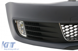 Paraurti anteriore per VW Jetta Mk6 VI 2011-2014 Griglia Fendinebbia GLI GTI Look-image-6023505