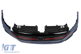 Paraurti Anteriore per VW Jetta Mk7 2019-2021 Griglia Nido d'ape GLI Design-image-6086933