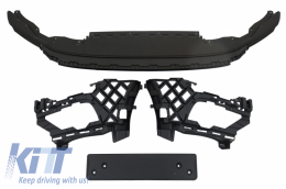 Paraurti anteriore per VW Tiguan II Mk2 AD BW 16-19 Griglia passaruota R-Line Look-image-6040772