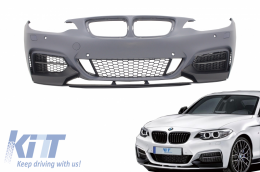 Paraurti BMW Serie 2 F22 F23 Coupé Cabrio 14+ Lower Lip M235i M-Performance Look-image-6053369