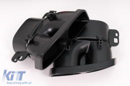 Paraurti Diffusore d'aria per Mercedes E W213 Sport Line 2016-2019 Nero Consigli Scarico-image-6104632