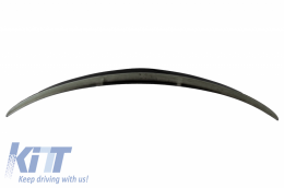 Paraurti Diffusore Marmitta Scarico per Mercedes C W205 14-20 Spoiler Tronco Nero-image-6073660