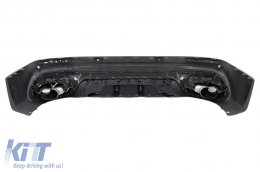 Paraurti Diffusore Nero Punte di scarico per Mercedes GLB X247 SUV 20+ 45S Design-image-6094816