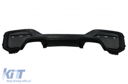 Paraurti Diffusore per BMW Serie 1 F20 F21 LCI 15-06.19 M2 Design Doppia uscita-image-6098830