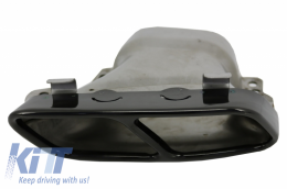 Paraurti Diffusore per Mercedes A W176 Facelift 15-18 Scarico Alette A45 Look-image-6058963