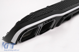 Paraurti Diffusore per Mercedes E C207 Coupe A207 Cabrio Facelift 13-17 Punte Marmitta E63 Design-image-6101144