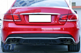 Paraurti Diffusore per Mercedes E C207 Coupe A207 Cabrio Facelift 13-17 Punte Marmitta E63 Design-image-6101155