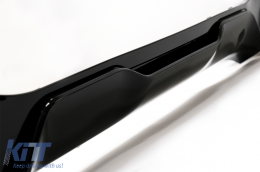 Paraurti Diffusore Punte di scarico Nero per BMW Serie 2 F44 Gran Coupé 2020+ M235i Design-image-6094592