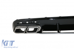 Paraurti Diffusore Silenziatore per Mercedes S Coupe C217 14-20 Facelift S63Look-image-6069310