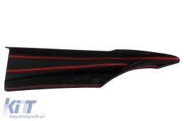 Paraurti Divisori laterali Spoiler per BMW Serie 3 F34 GT M-Sport 13-2020 Nero lucido-image-6100581