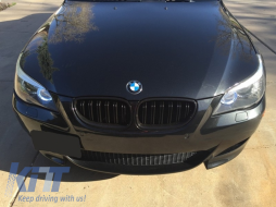 Paraurti Griglia Calandra Nero per BMW Serie 5 E60 E61 03-07 M-Technik Design-image-6031660