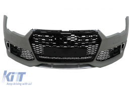 Paraurti Griglia Calandra per Audi A7 4G Facelift 2015-2018 RS7 Design-image-6099404