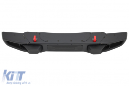 Paraurti metallo per JEEP Wrangler Rubicon JK 07-17 Fendinebbia Griglia Nero--image-6048080