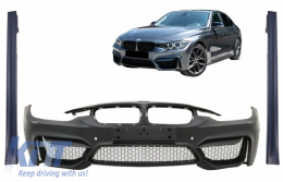 Paraurti Minigonne laterali per BMW 3er F30 F31 Pre-LCI LCI 11-18 M4 Design-image-6061052