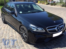 Paraurti PDC Griglia per Mercedes Classe E W212 S212 Facelift 2013-2016 E63 Look-image-6014691