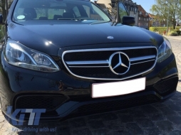 Paraurti PDC Griglia per Mercedes Classe E W212 S212 Facelift 2013-2016 E63 Look-image-6014692