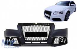 Paraurti per Audi A3 8P Facelift Hatchback Convertible 2009-2012 RS3 Look-image-6049538