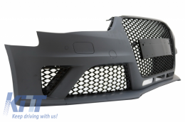 Paraurti per AUDI A4 B8 Facelift 12-15 RS4 Look Diffusore Scarico Suggerimenti-image-6058237