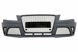 Paraurti per Audi A4 B8 Pre-Facelift 08-11 Diffusore Terminali scarico RS4 Look-image-6031037