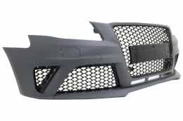 Paraurti per Audi A4 B8 Pre-Facelift 08-11 Diffusore Terminali scarico RS4 Look-image-6031038