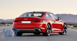 Paraurti per Audi A5 F5 2017+ Punte Scarico Diffusore Quattro RS5 Look-image-6033429