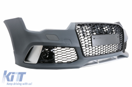 Paraurti per AUDI A7 4G Facelift 15-18 RS7 Look griglia Diffusore d'aria Tips-image-6049546