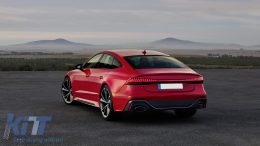 Paraurti per Audi A7 4K8 Sportback 18+ Diffusore Punte scarico RS Design-image-6092564