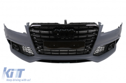 Paraurti per Audi A8 D4 Facelift D4.5 2014-2017 Griglia RS Look PDC SRA ACC Cover-image-6100432